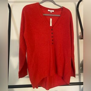 NEW WITH TAGS- MADEWELL WAFFLE KNIT SWEATER